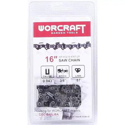 ŁAŃCUCH PIŁY 16&quot; WORCRAFT WP-K0216-4357-LP ODPOWIEDNI DO PIŁY ŁAŃCUCHOWEJ CGC-S40LiBA