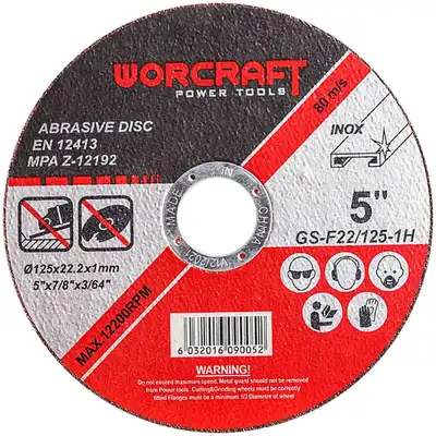 Tarcza do cięcia metalu 125mm GS-F22/125-1H